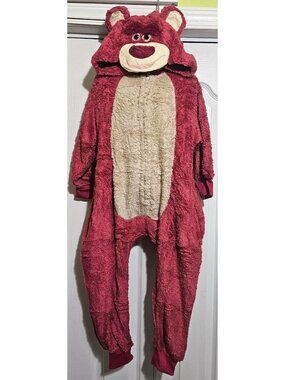 Lotso Pink Bear One Piece Pajamas 4-5T Toy Story 4 Lots-o'-Huggin' Plush Onesie